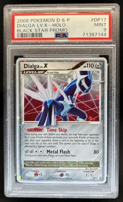 2008 Pokemon Diamond & Pearl Black Star Promos Dialga LV.X #DP17 PSA 9 - Image 1