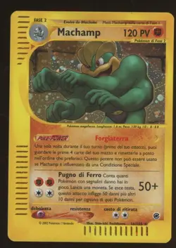 Pokemon TCG Machamp Expedition Base Set Holo Rare Card 16/165 - Image 1