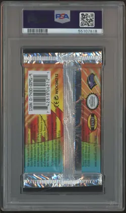 2000 WOTC Pokemon 1st Edition Gym Heroes Foil Booster Pack Erika PSA 10 GEM MINT - Image 2