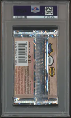 1999 Pokemon Fossil 1st Edition Foil Booster Pack Lapras Art PSA 8 NM-MT - Image 2