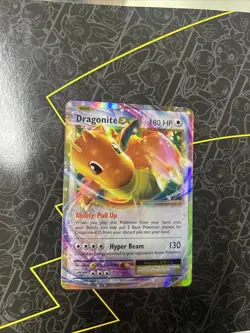 Pokemon TCG Dragonite EX 72/108 Evolutions Ultra Rare Holo - Image 1
