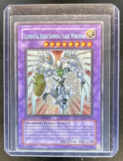 2006 Yu-Gi-Oh! Collectors Tin Elemental HERO Shining Flare Wingman #CT03-EN004 - Image 1