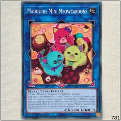 Madolche Mini Meowcaroons - INFO-EN050 - Common 1st Edition Yugioh - Image 1