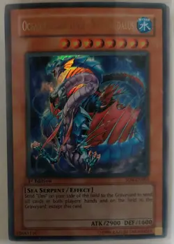 Yugioh tcg Ocean Dragon Lord - Neo-Daedalus SD4-EN001 1st ED Ultra Rare HP - Image 1