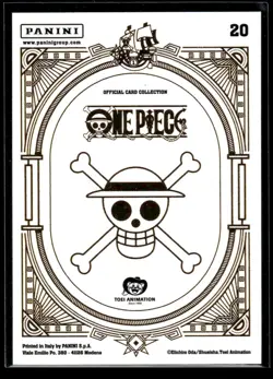 Panini One Piece Treasure Box Jinbe Power Card #20 Near Mint or Better - Image 2