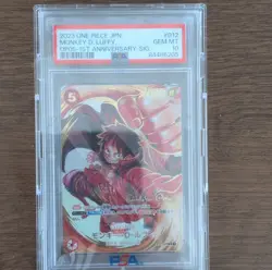 Monkey D. Luffy ST01-012 PSA 10 Oda Signature - Image 1
