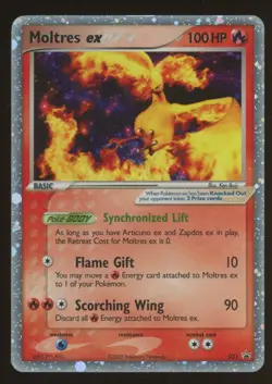 Moltres ex 031 Black Star Promo 2005 EX Collector's Window Pokemon Card TCG - Image 1