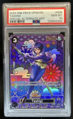 2024 One Piece Tashigi Special Alternate Art SP #ST06-006 PSA 10 GEM MINT GEM MT - Image 1