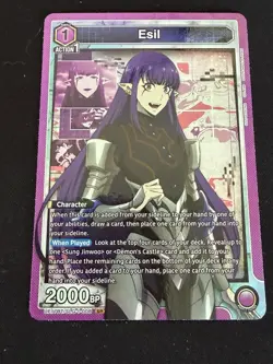 Union Arena UE17BT: SOLO LEVELING Esil UE17BT/SLG-1-008 Super Rare NM - Image 1
