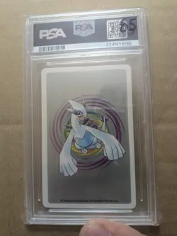 2000 Pokemon Silver Playing Card #055 Golduck 5 Of Spades PSA 9 MINT - Image 2