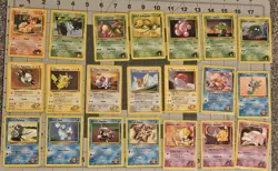 Pokemone Gym Heroes Cards Lot of 50 Common and Uncommon LP-NM - Image 1