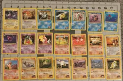 Pokemone Gym Heroes Cards Lot of 50 Common and Uncommon LP-NM - Image 2