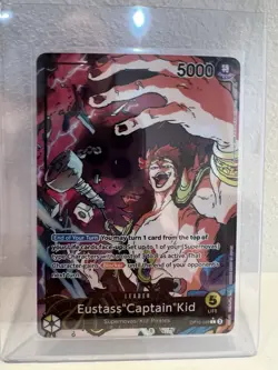 Eustass"Captain"Kid Leader Alt Art One Piece OP10-099 TCG English Card - Image 1
