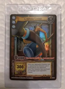 Bandai One Piece CCG Card Game Captain Usopp Holo The Quest Begins Vintage 2005 - Image 1
