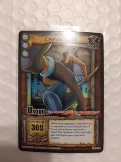 Bandai One Piece CCG Card Game Captain Usopp Holo The Quest Begins Vintage 2005 - Image 2