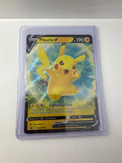 Pikachu V SWSH198 SWSH: Sword & Shield Promo Cards Holo - Image 1