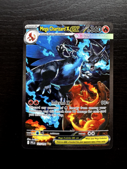 Mega Charizard X ex 125/094 SIR Phantasmal Flames Pokemon Card - SUPER GRADEABLE - Image 1
