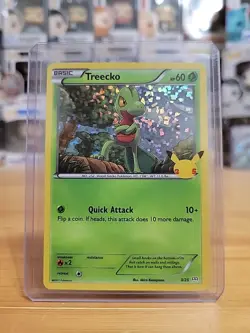 Treecko 3/25 McDonald's 25th Anniversary Holo Promo Pokemon Card - Image 1