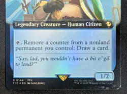 MTG FOIL O'aka, Traveling Merchant- DAMAGED -FINAL FANTASY Commander Magic Card - Image 4