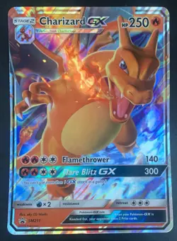Charizard GX JUMBO SM211 Oversized Pokemon card NM - Image 1