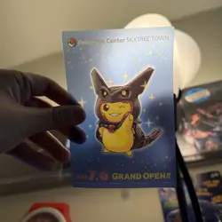 Rayquaza Poncho Pikachu - Pokemon Center Skytree Town Clear Card From Japan - Image 5