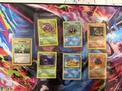 Pokemon First Edition Wizards of the Coast 1999 Vintage Card Lot of 7 - Image 1
