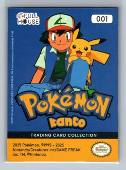 Pokemon Card - Bulbasaur 001 - Holo - Kanto Full House - Image 2