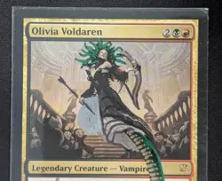 MTG Olivia Voldaren- Signed/ALTERED ART -Innistrad Magic the Gathering Card #215 - Image 3