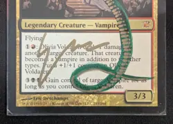 MTG Olivia Voldaren- Signed/ALTERED ART -Innistrad Magic the Gathering Card #215 - Image 4