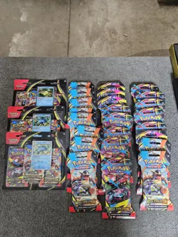 (33 Packs Total) 24 x MEGA EVOLUTION BOOSTER + 3x 3pk Blister With Promo Card - Image 1