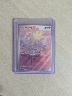 Milcery 152/142 Illustration Rare Stellar Crown Pokemon Card TCG NM - Image 1