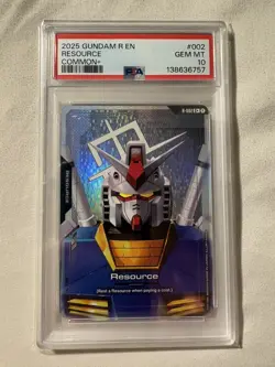 PSA 10 Gundam Card Game Resource R-002 C+ - New Type Rising 2025 - Image 1