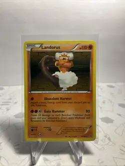 Landorus 74/101 Noble Victories Holo Rare LP Pokemon Card - Image 1