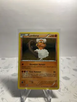 Landorus 74/101 Noble Victories Holo Rare LP Pokemon Card - Image 2