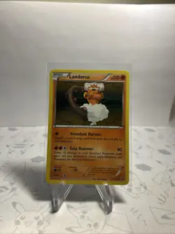 Landorus 74/101 Noble Victories Holo Rare LP Pokemon Card - Image 3
