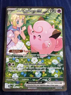 Lillies Clefairy EX Full Art Card 184/159 Journey Together NM PACK FRESH - Image 1