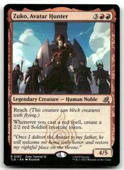 Zuko, Avatar Hunter (0287) #287 (NM) TLE Magic MTG - Image 1