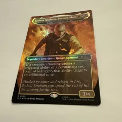 Joshua Graham, Burned Man - Isshin FOIL 2459 Secret Lair SLD MTG Rare Unplayed - Image 3