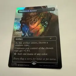 Patchwork Banner FOIL Borderless 2466 Secret Lair SLD MTG Rare Unplayed Mint NM - Image 2