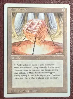 Mana Vault - MtG Revised/3rd Ed. - Rare NM 1994 - Image 2