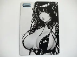 1x Swamp Altered Art Hand Drawn MTG Basic Land AA9927 by SpellBound - Image 1