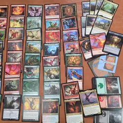 Custom Commander MTG Deck Magic = Jund Shard Mythic Rare DRAGONS DRAKES Tribes - Image 2