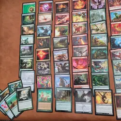 Custom Commander MTG Deck Magic = Jund Shard Mythic Rare DRAGONS DRAKES Tribes - Image 3