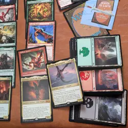 Custom Commander MTG Deck Magic = Jund Shard Mythic Rare DRAGONS DRAKES Tribes - Image 5