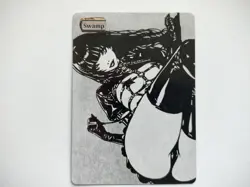 1x Swamp Altered Art Hand Drawn MTG Basic Land AA9934 by SpellBound - Image 1