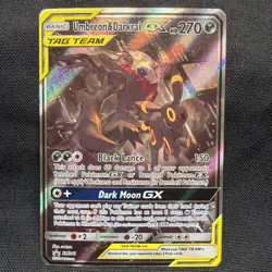 Pokemon Umbreon & Darkrai GX SM241 TAG TEAM Promo Holo 270 HP Sun & Moon - Image 1