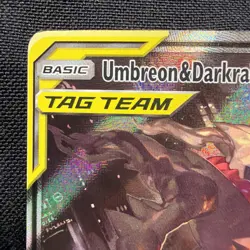 Pokemon Umbreon & Darkrai GX SM241 TAG TEAM Promo Holo 270 HP Sun & Moon - Image 3