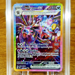 Pokemon Surging Sparks Hydreigon EX 240/191 AGS Gem-MT 10 Holo Secret Rare 2024 - Image 2