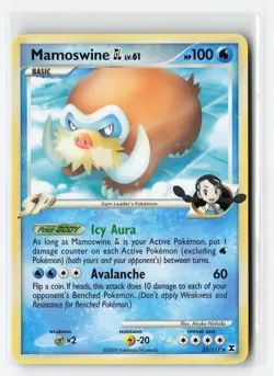 MAMOSWINE 27/111 RISING RIVALS NON HOLO POKEMON TCG LP - Image 1