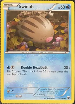 Swinub 26/135 Plasma Storm Regular - Pokemon Card - Image 1